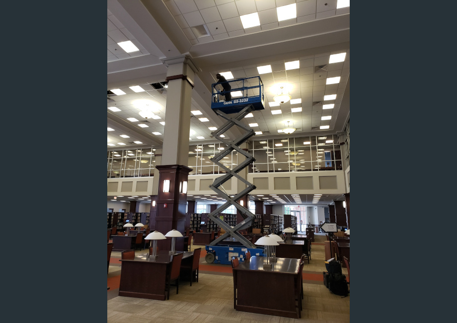 library cabling installation