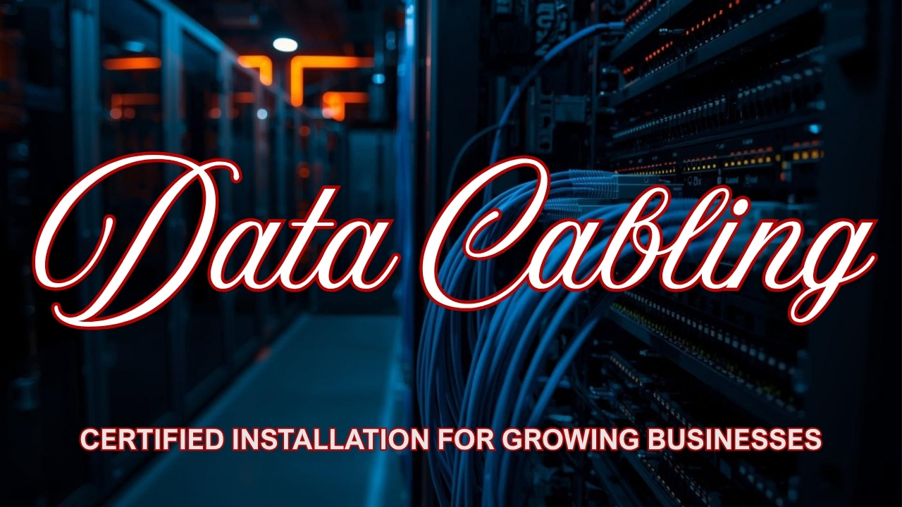 Data cabling installation in Frisco TX server room